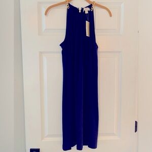 NWT MICHAEL MICHAEL KORS Blue Dress w Chain Straps